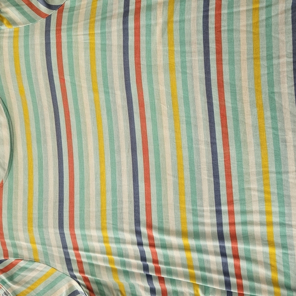 Striped Multicolor Short Sleeve Shirt - Picture 1 of 2